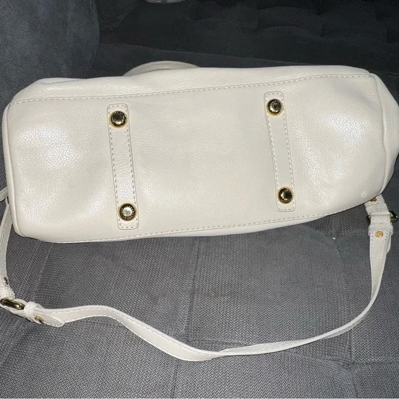 Marc Jacobs Classic Q Groovee Beige Leather Satchel Bag - Picture 7 of 16